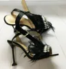2018 Мода женщин перо сандалии партия обувь тонкий каблук сандалии лето Кристалл сандалии женщин алмазные высокие каблуки