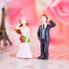 Casal de telefone figurinhas miniaturas novidade itens de fadas ornamento de jardim em casa decoração de casamento terrários resina artesanato brinquedo