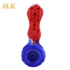 Honingraat Glas Oliebrander Roken Pijpen Siliconen Bongs Hand Pipe Tabakspijpen met Dabber Tool Roken Accessoires