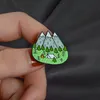 Adventure enamel pins Mountain Forest Outdoorsy badge brooch Lapel pin Denim Jeans shirt bag Explore Nature jewelry Gift for kid