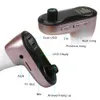 Mãos Grátis Bluetooth Car Kit C5 FM Transmissor Modulador Car Carregador AUX Hands Free Music Mini MP3 Player TF USB LCD 30 Pçs / lote