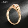 Cubic Zirconia Wedding RingRose Gold/Silver Tone CZ Stone Engagement Rings Jewelry For Men And Women Wholesale DFR249