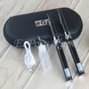 UGO-VII Vape Batteri Dubbla Pennor Starter Kit ECigs H2 Atomizer Vaporizer 2,0 ml vätsketank 5-pin USB-laddare L Resefodral Förpackning