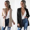 Mode Herfst Vrouwen Blazers En Jassen Werk Kantoor Dame Suit Slank Geen Button Business Female Blazer Coat L18101301