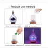 Kreative 3D Magic Led Nachtlicht Glas Vase Form Ultraschall Ätherisches Öl Diffusor Luftbefeuchter1631177
