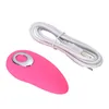 10 hastighet vibe ägg vibrator usb uppladdningsbara g spot vibratorer bärbara hopp ägg kvinnor vagina träning silikon sexleksaker s19706