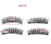 Hot sale three magnet 3D magnetic false eyelashes Natural hand-made 3 Magnetic False Eyelashes Eye lashes Beauty Makeup Accessories