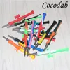 Dab Straw Rigs silicone nectar hand pipe portable Smoking Pipe Smoke Pipes with 10mm titanium nail tips thermal quartz nails