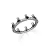 Compatibel met Pandora sieraden ring zilver Enchanted Crown ringen Met CZ 925 sterling zilveren sieraden hele DIY Voor Women212G