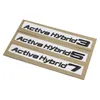 Nuovo 1 pz 3D Argento Cromato e Nero Active Hybrid 3 5 7 Tronco Coperchio Posteriore Emblemi Distintivo Lettere Nere per BMW 357Serie4757211