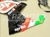 3 Gratis presenter Fulliga Fairings för Aprilia RS125 2006 2008 2009 2010 RS125 06-11 RS125 RS 06 07 08 Röd vit x97