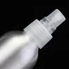 Garrafa atomizadora de spray de alumínio, garrafas vazias de metal, bomba de névoa fina, recipiente cosmético 30ml 50ml 100ml 150 ml 250ml 500ml