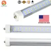 8ft LED Tüp Işıkları T8 FA8 Tek Pin 65W 72W 7000LM SMD 2835 2400mm 8feet LED Floresan Tüp Lambaları 85-265V Garaj Mağazası Işıkları