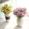 Artificial Flower cheap Milan Camellia Floral Wedding Bouquet Party Home Decor for wedding decoration supplies vase