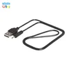 DC2.0에 고속 USB DC 2.0mm 검은 색 전원 케이블 2mm 포트 USB 충전 케이블 노키아 N78 N73 N82에 대 한 70 cm 1300pcs / lot