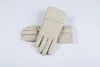Classic quality bright leather ladies leather gloves Women's wool gloves 100% guaranteed quality 222v