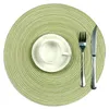 Insulation Placemats Colorful Round Place mats for Kitchen Dining Table Heat Insulation Non-Slip Washable Place Mat