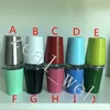 Dubbele ommuurde 9oz peuter tumblers vacuüm geïsoleerde kindermok roestvrij staal sippy cup met deksel helder stro