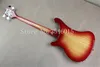 Chinese Factory musical Instruments Custom NEW Cherry burst color 4003 4 Strings Rick Electric Bass High Quality6161370