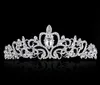 Hoge kwaliteit glanzende kralen kristallen bruiloft kronen bruidssluier tiara kroon hoofdband haaraccessoires feest bruiloft tiara9503162