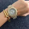 Contena Shiny Full Diamond Watch Bransoletka Rhinestone Watch dla kobiet zegarki dla kobiet zegarki damskie Saat275Q