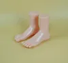 Free Shipping 2016 New Arrival One Pair Five Fingers Plastic Mannequin Manikin Foot For Sock Display