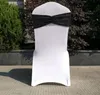 Sequin Organza Chair Covers Sashes Band Wedding Tie Backs Props Bowknot Chairs Sash Buckles Cover Back Hostel Trim Gold Silver SN1311