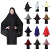 wholesale 12 Couleurs Femmes Élastique Bandeau Longue Écharpe Dame Musulman Hijab Arabe Wrap Châle Chapeaux Décor Femme Islamique Hijab Solide Rouge Gris