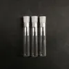 1ML Clear Mini Glass Perfume Bottle Small Oil Spray Container Trial Installed Glass Perfume Test Tube F739