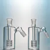 Capteur de cendres de 14mm 18mm Perc ou percolateur matriciel collecteurs de cendres en verre pour conduites d'eau Dab Bong 45 90 degrés cendrier