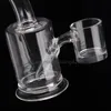 Quartz Set Quartz Banger Cabide com 25mm Flat Top Banger com Extra Grosso Fundo 2 QTZ Contas 1 QTZ Carb Cap Diâmetro da Bacia = 31mm