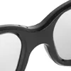 Lunettes 3D passives polarisées de haute qualité noires H3 pour les cinémas 3D Real D de TV