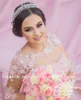 Robe de bal Vintage rose 16 mascarade Quinceanera robe de bal vintage en dentelle à manches longues en 3D robes de mariée florales de 15 ans