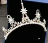 Europe and the United States brides head ornaments tower crown decoration wedding dress accessories crystal ornaments hoop gold