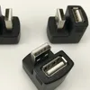 Bij nieuwste heet 90 graden 180 graden USB 2.0 een mannelijke naar vrouwelijke M / F converter adapter connector