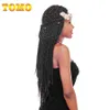 TOMO Hair 22RootsPack Kanekalon Trenzas de ganchillo Extensiones de cabello trenzado senegalés 12quot 14quot 16quot 18quot 20q6990048