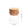 5ml Mini Glass Vials Jars Packaging Bottles Test Tube With Cork Stopper Empty Glass Transparent Clear Bottles 100pcs/lot