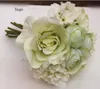 2019 Nyaste billiga många färgbröllop Bridal Bouquet High Level Mix Artificial Rose Flower från China9922751