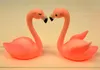 Rosa Flamingo Kuchen Topper Dekor Geburtstag Hochzeitstag LED blinkende leuchtende Flamingo Nachtlicht Henne Weihnachten Party Dekoration Diy Requisiten