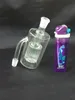 Vaso in vetro con filtro esterno, accessori per bong in vetro