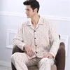 Hzmczl 2018 Pyjamas Men Print Pyjama Homme Casual Plus Size Cotton Sleepwear Mens Lounge Wear Loungewear Winter Sleep Sets