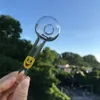 Glimlach Logo Glas Olie Burner Pijp Lepel Pyrex Olie Brander Glasbuizen Handleidingen Smoking Pijpen voor roken Accessoires