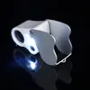 30x 22mm 60x 12mm Aydınlatılmış Büyüteç Cam Loupe Çift Lens LAM Mücevher Değerlendirme Aracı Cam LED Hafif Katlanır Mikroskop Loupları