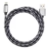 1M 3FT 2M 6FT 3M 10FT Cavo di ricarica in tessuto Cavo micro USB 2.0 per tutti gli smartphone