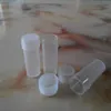 Mini plastic packing bottles 5g transparent plastic powder bottle sample bottle storage container with sealed lid