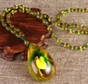 Chaîne de pull de style folklorique traditionnel pour hommes et femmes, style long, pendentif imitation ambre, accessoires de robe, chaîne de décoration suspendue g