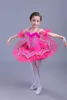 Profissional branco cisne lago ballet tutu traje meninas crianças bailarina dress crianças ballet dress dancewear vestido de dança para meninas 4 cor 006