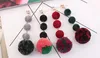 new hot Plush ball long style zircon earring women hair ball style pendant fall and winter fashion classic new earrings