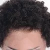 Lace Front Menselijk Haar Pruiken Pre Geplukt Afro Kinky Krullend Braziliaanse korte Remy Pruik Gebleekte knopen voor zwarte vrouwen