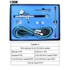 듀얼 액션 에어 브러시 130 네발 아트 문신에 대한 호스와 스프레이 건으로 공기압 스프레이 펜 바디 페인트 케이크 장난감 모델 에어 브러시 키트 만들기
